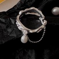 Pearl Tassel Adjustable Index Finger Ring for Women - Elegant, Fashionable & Trendy Adjustable Open