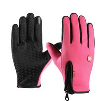 Ski Gloves Grab Velvet Touch Screen Gloves Autumn and Winter Warm Plus Velvet Cold Proof Waterproof Outdoor Riding Model S