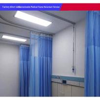 Ligoninės privatumo užuolaidų sistema su L/U formos bėgeliu 1 square meter šviesiai mėlyna spalva