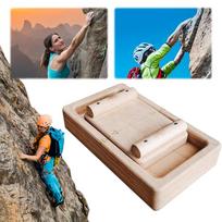 Wooden Finger Exerciser Finger Wrist Competition Board Interactive Portable Finger Strengthener for Climbing Training China Mainland