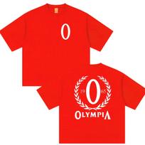 Olympia Gym Fitness 2026 Double Sided Print Tee Shirt Unisexs Women Clothing ONeck Oversized TShirts Casual 100 Cotton Tshiurt S
