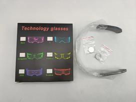 Cyberpunk LED Glow Glasses - Unisex Trendy Clubbing Props