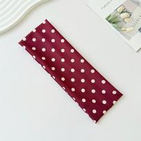 Retro Adjustable Polka Dot Headband Elastic Y2K Yoga Elastic Hair Band Anti Sweat Supporter Gear Sport Headscarf Photo Props
