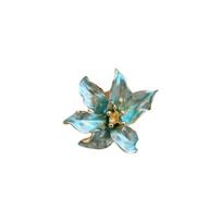 Glossy Finish Tulip Rings Three Dimensional Lilium Flower Rings  Garden Wedding