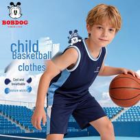 Boboduck Boys' Sleeveless Basketball Uniform Set 140