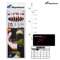 Hayabusa SS300/301 Luminous Fishing Hooks for Yellow Croaker - 6-Pack Boat Rig