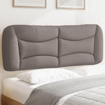 Vidaxl Poduszka Na Wezgłowie, Kolor Taupe, 140 Cm, Tkanina