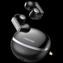 Langsdom Wireless Ear Clip Sports Bluetooth Headphones juoda
