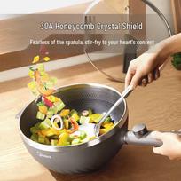 Midea Multi-functional Electric Hot Pot and Wok CN plug (adapter included)
