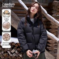 Xuezhongfei Women's Stand-Collar Short Down Puffer Jacket 175/96A