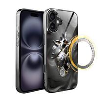 Etui Do Iphone 16 Ibizu Elite Glass, Kintsugi Art, Porcelanowe Serce, Czarne