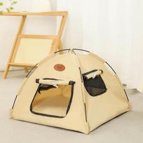 Stable Pet Nest Tent Folding Cat Sleep House Portable Cat Outdoor Tent  Camping Adventure S geltona