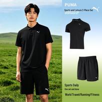 PUMA Men's Short Sleeve & Shorts Running Set S