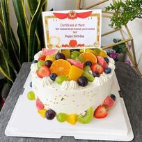 Honey Mango Award Plaque Birthday Cake