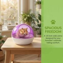 Creative Space Capsule Bird Nest Bite Resistant Thickened Plastic Parrot Nest House Hanging Style Clear Observation
