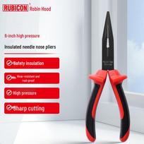 RUBICON High-Voltage Insulated Needle Nose Pliers