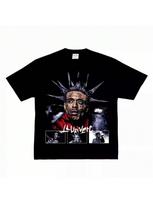 2025  Rap Rock Hip-Hop Rap Rapper Street Cotton Short Sleeve T-Shirt High Quality Luxury Brand Selling Popular Style S