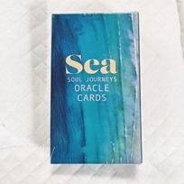 10,3*6 cm Jūros sielos kelionių Oracle kortelės: Susisiekite su gydomąja vandenyno galia 48 vnt. kortelėmis