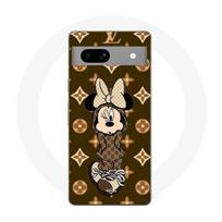Coque Maniacase pour Google Pixel 7a minnie Disney Lv marron