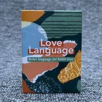 Angliška Versija Poros Dialogo Žaidimo Kortelė Meilės Kalba Meilės Kalbos Kortelė Žaislas Love Language