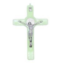 Christ Jesus for Cross Luminous Glow in the Dark Pendant Crucifix Ornaments Necklace Making