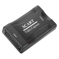 Professional USB2.0 SCART Capture Card Game Video Live Streaming Recording Box