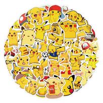 60 naujų Pokémonų Pikachu grafiti lipdukų Dekoravimui lagaminas, užrašinė, gitara Animacinių filmukų lipdukai