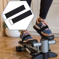 2x Eliptinio treniruoklio pedalų dirželiai, Stacionaraus dviračio pedalas, Tvirtas, Daugiafunkcis, Kojų treniruotė