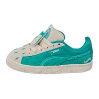 Squishmallows x Puma Suede XL Little Kid Winston Kids Sneakers Teal Warm-White Alpine-Snow 397503-01 28.5