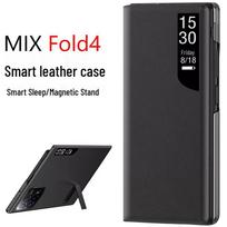 Xiaomi Mix Fold 4 Leather Flip Case with Stand