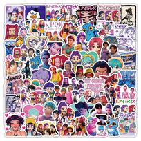 104 VNT Anime Kpop Demonų Medžiotojų Lipdukai Demonų Medžiotojai Tigras „Pasidaryk pats“ Lipdukai Scrapbooking Telefonui Bagažui Riedlentei Vandeniui Atsparus Lipdukas