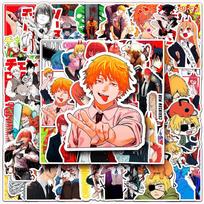 10/30/51pcs Cool Chainsaw Man Anime Stickers Cartoon Kids Sticker Toy DIY Phone Water Bottle Suitcase Graffiti Decals Decoration Y22774YY-