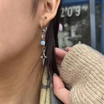 Gothic  Rock Punk Cross Star Drop Long Earrings Women Men Hip Hop Party Jewelry Gift Y2K Korean Trend