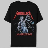 Retro Rock Music Tee Justice Theme Shirt Unisex Cotton Band Style All Sizes Unisex T-Shirt M