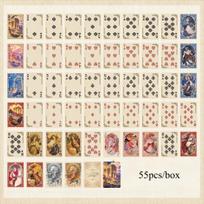 Divine Prayer Series Playing Cards Vintage Poker Card for Magic Shows Parties Table Games