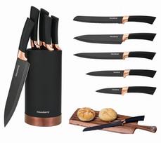 Virtuvinių peilių rinkinys 5 elementų stovoje. KLAUSBERG KB-7614