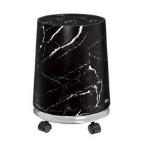 Elegant Marble Textured Double Layer Waste Bin 2.1Gallon Bathroom Office Kitchen Trash Can Removable Inner Bucket