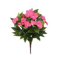 Vibrant Arrangement Silk Balsam Flowers Silk Material Realistic Artificial Flowers Vibrant Colors DIY Floral Materials