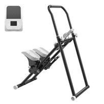 QK-7906 Stair Stepper with Resistance Bands Adjustable Pedals & Handlebar LCD Displa, Compact Home Cardio Stepper Machine juoda