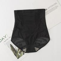 Female Summer Thin Model Lift Buttock Shaping Strong Abdominal Postpartum High Waist Triangle Briefs M