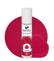 Zamszas Purškiamas Avietinis Maistiniai Dažai Velvet 100 Ml Avietinis