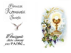 Pirmosios Komunijos Torto Papuošalas Pirmoji Šventa Komunija A4 Wz12