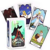 Fairy Tale Tarot Deck for Beginners Guidebook Set 78-Cards 6-Extra Court Cards of Cute Animals Card Gam