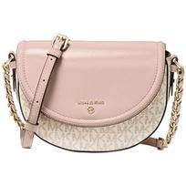 Michael Kors Jet Set Charm Medium Monogram Saddle Bag Medium