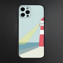 Beacon Phone Case For iPhone 16,15,14,13,12,11 Plus,Pro Max, Others Soft Black Cover iPhone12PRO