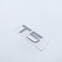 3D Metal ABS Chrome Black Letters Logo Emblem For S40 T5 Series Rear Trunk Nameplate Badge Sticker Car Accessories