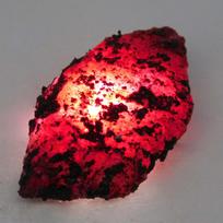 95 Ct Earth Mined Natural Red Ruby Huge Rough CERTIFIED Uncut Loose Gemstone 36.5 mm approx. raudona