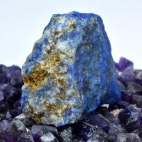 Natural 46 Ct Blue Lapis Lazuli Uncut Raw Rough Loose Gemstone CERTIFIED 63.4 mm approx