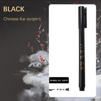 Leto Chinese style Calligraphy Brush tip Pen for Student easy writing Markers Art School Supplies Stationery Black/Red/Gold