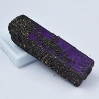 Natural Uncut Raw 255.55 Ct Purple Tanzanite Rough CERTIFIED Loose Gemstone 68.4 mm approx